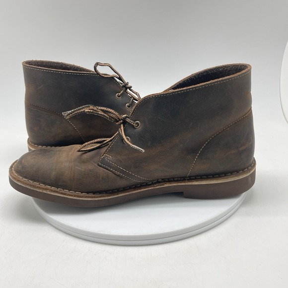 Clarks Bushacre Boots Mens 8.5 M Brown Casual Chukka Preppy Ankle Shoes 15522‎ main image 7